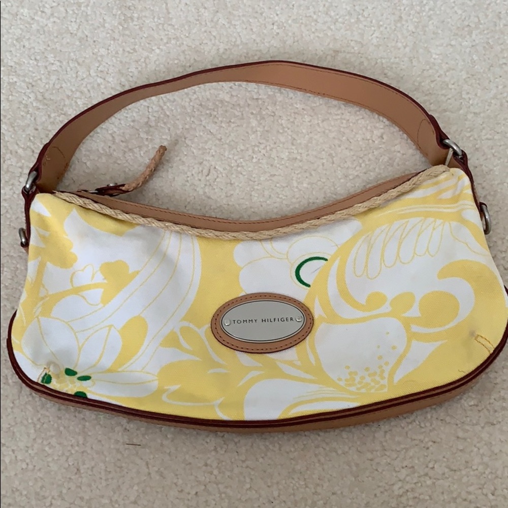 Tommy Hilfiger Yellow Flowered Purse
